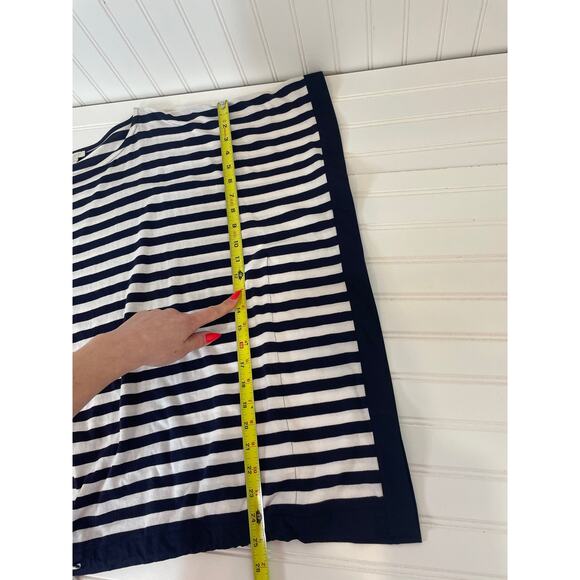 J. Crew & Talbots Women’s White & Black Striped Tassel Top Bundle Of 2 Size M - Picture 5 of 11